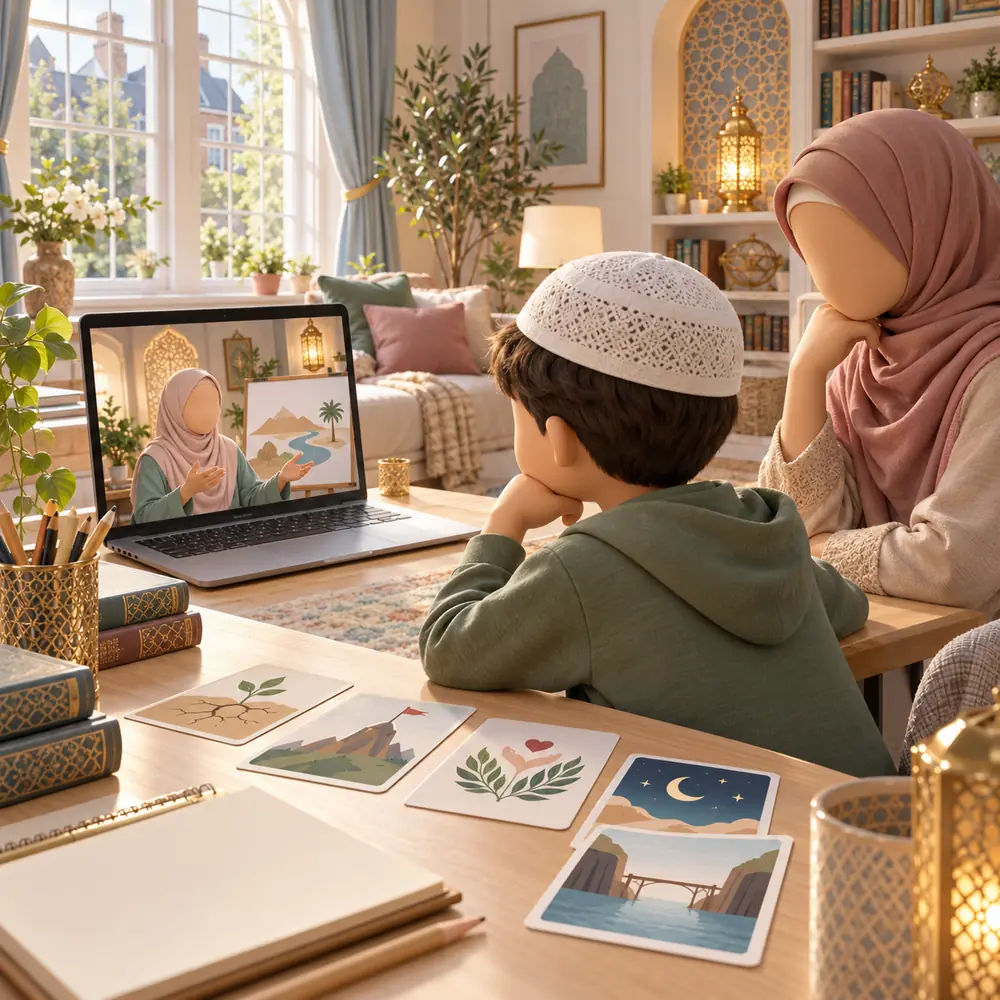 Stories of Prophets for Kids taught through a live online Islamic Studies lesson
