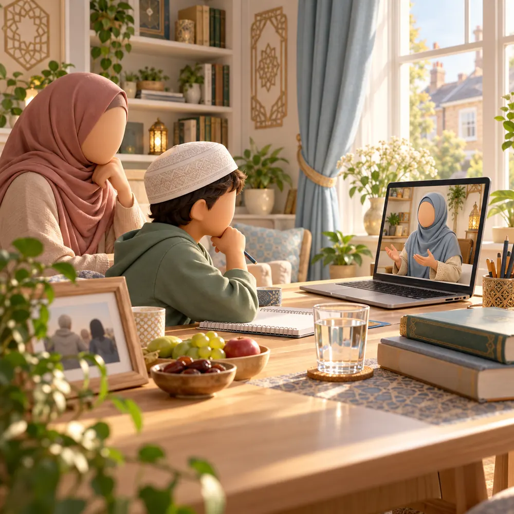 Names of Allah for Kids UK taught through a live Islamic Studies lesson