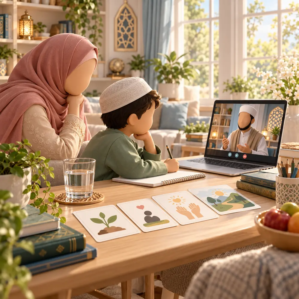 Names of Allah Course for Kids in a live online Islamic Studies lesson